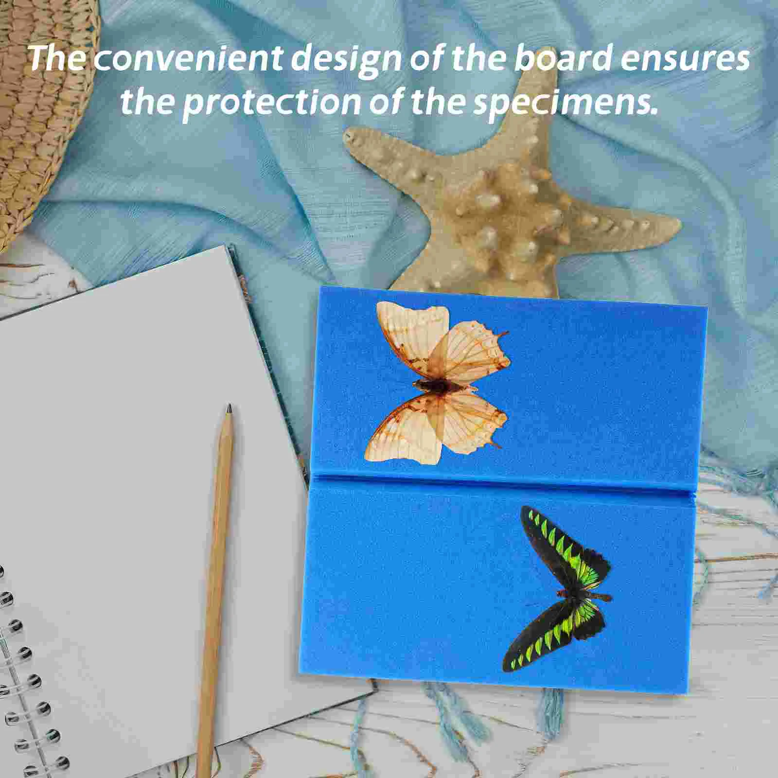 Insects Peg Board Posture Table Specimen Pinning Kit Entomology Butterfly Mounting Spreading Display