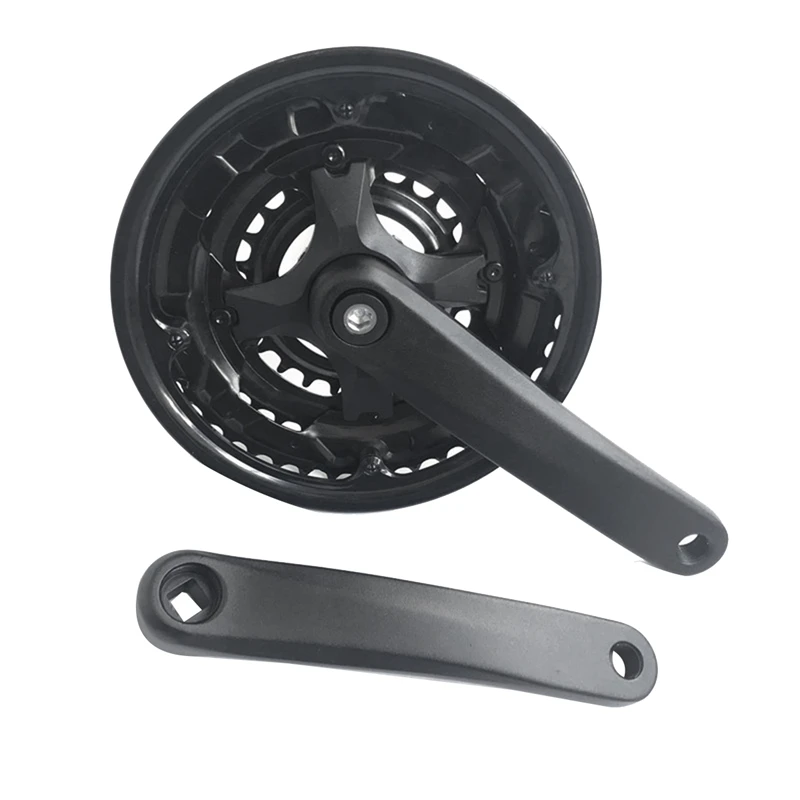 

24/34/42T велосипедный шатун, набор велосипедных шатунов, зубчатая пластина 170 мм, квадратное отверстие, велосипедная звездочка, детали велосипеда, новый алюминиевый сплав