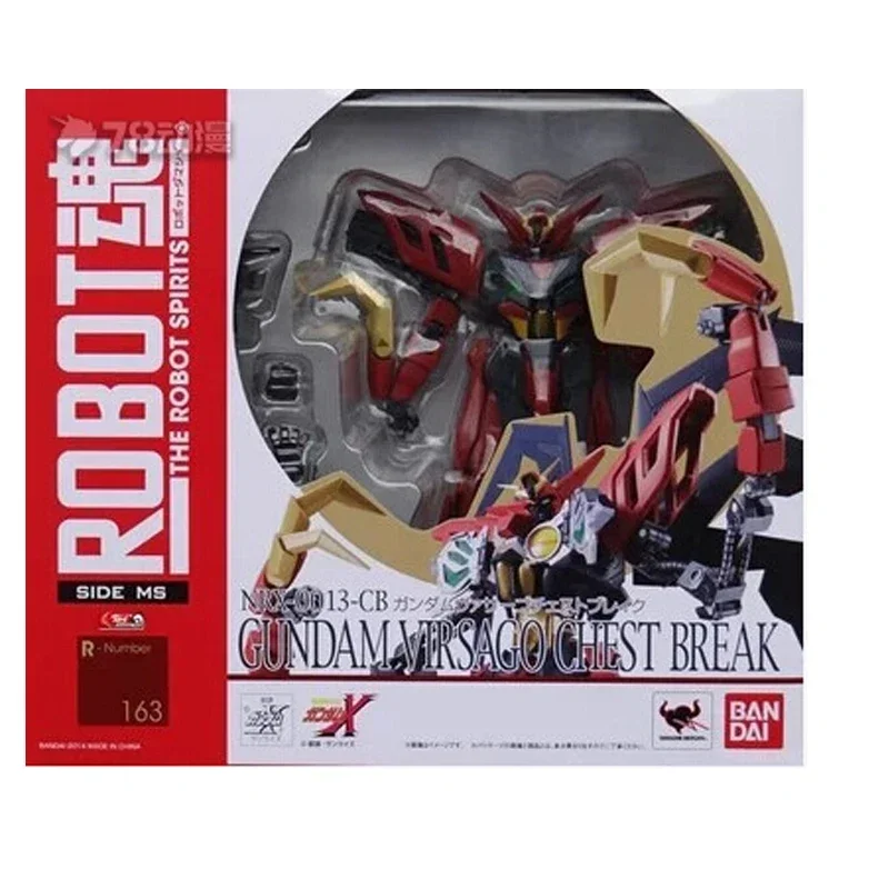 Bandai Genuine ROBOTSOULS NORMAL EDITION 163 VIRSAGOCHEST BREAK SABOTEUR GUNDAM  Action Figure Toys For Boys Girls Kids Chris