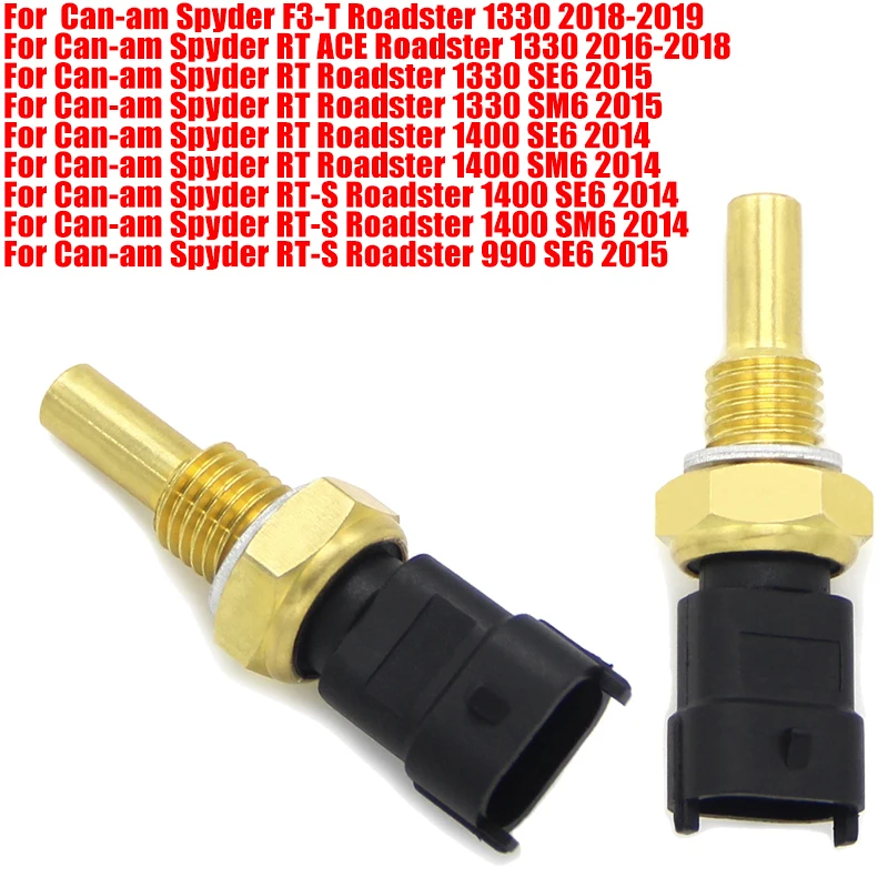 Motorcycle Radiator Fan Thermo Switch For Can-am Spyder F3-T RT ACE RT-S Roadster 1330 2015 2016-2018 1400 2014 990 SE6     2015