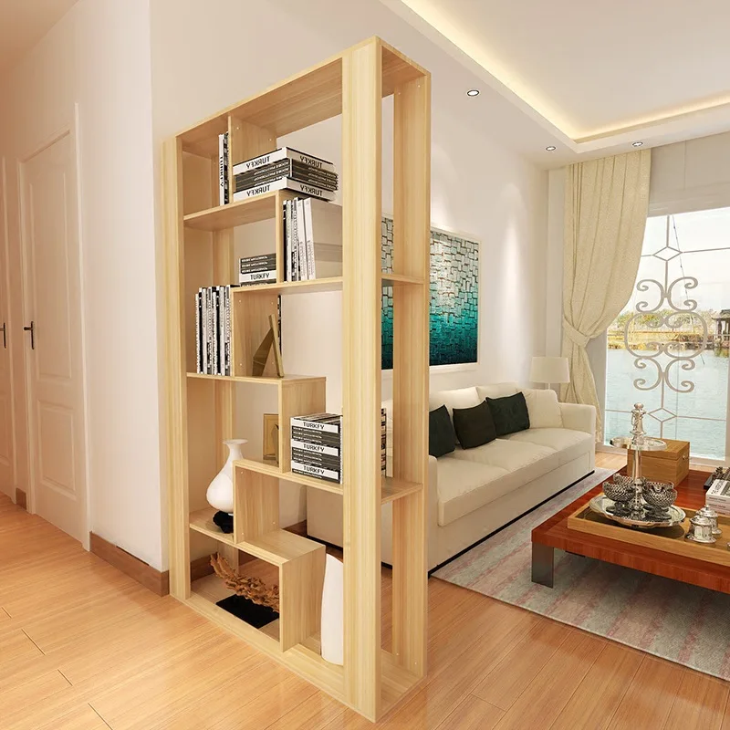 Modern partition cabinet,double-sided foyer cabinet, porch decorative, simple room cabinet, wine cabinet, Bogu rack