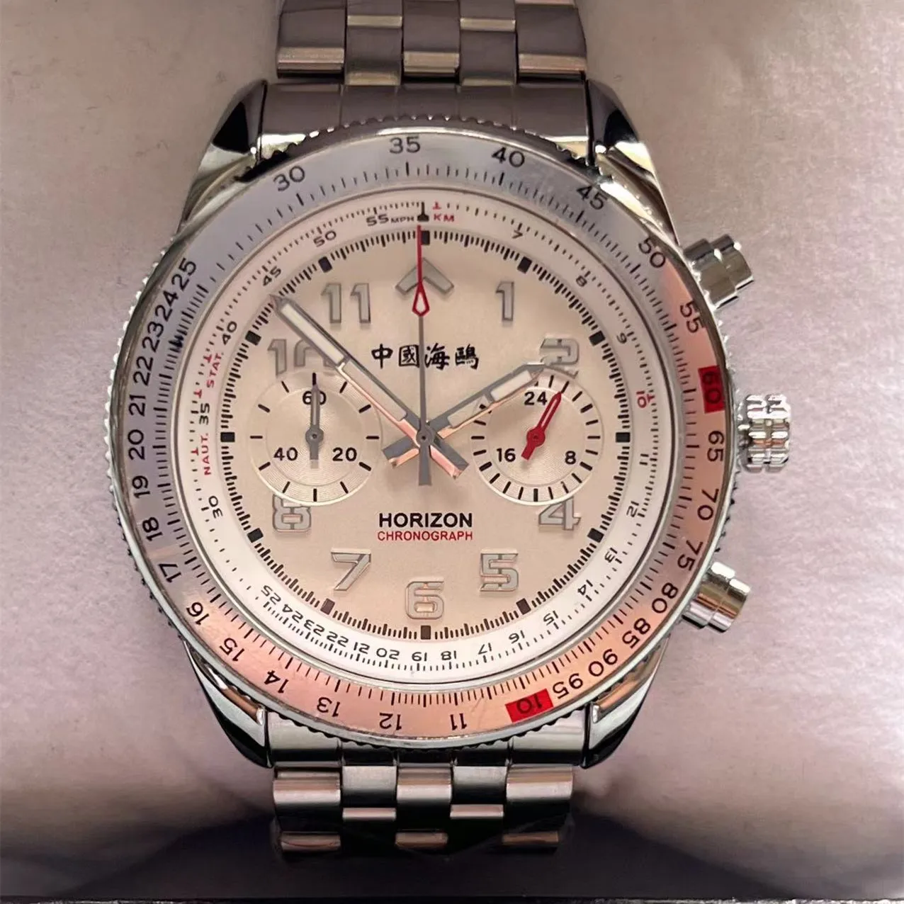 Modny męski zegarek biznesowy 2026, zegarek pilota 1963, 42mm, wodoodporny, klasyczny, kwarcowy chronograf, zegarek casualowy do noszenia na co dzień.