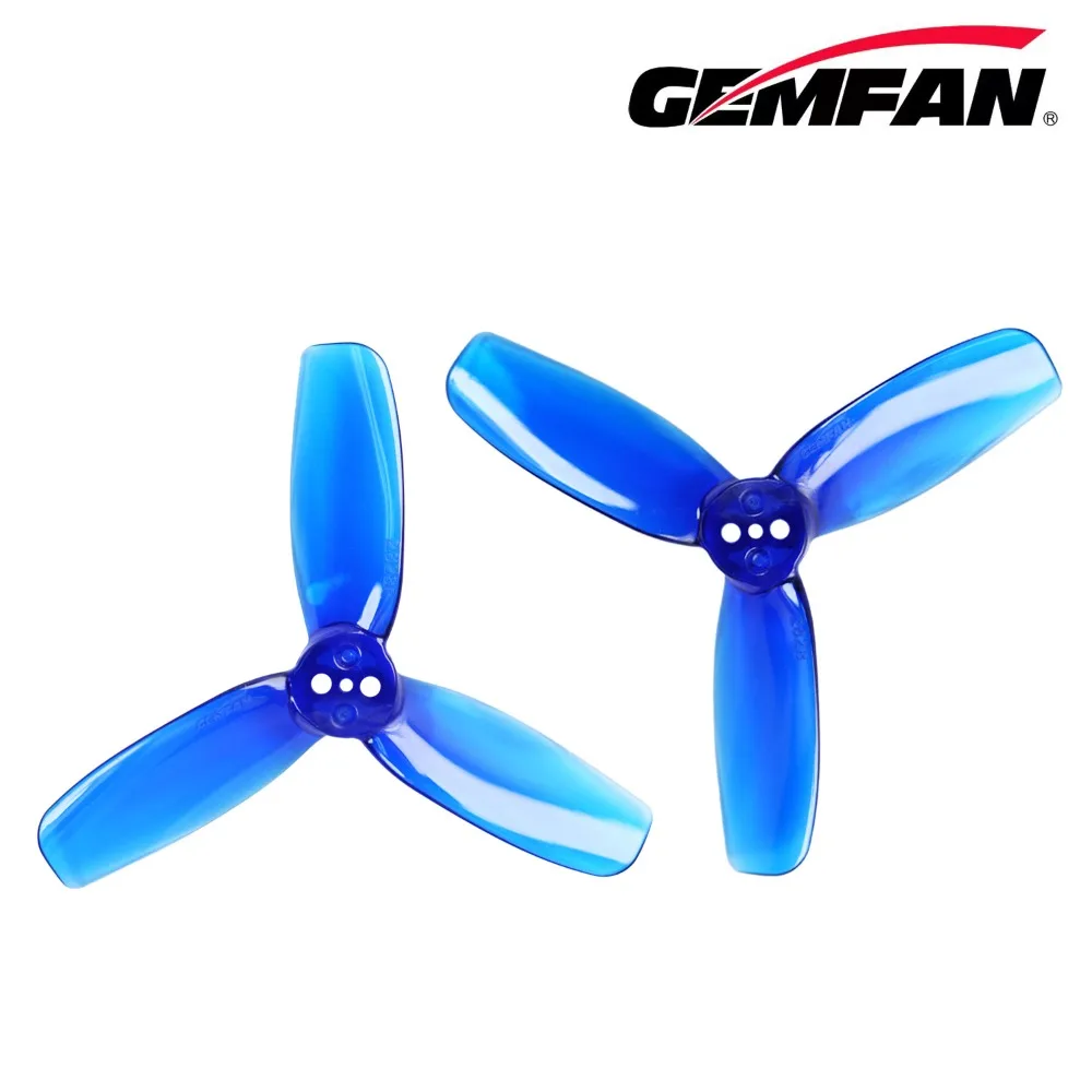4PCS Gemfan 2828 2.8inch 3-Blade Propeller 1.5mm T-Mount Hole 2CW 2CCW for 1506 4200KV Motor 200mm PC-Drone Soccer