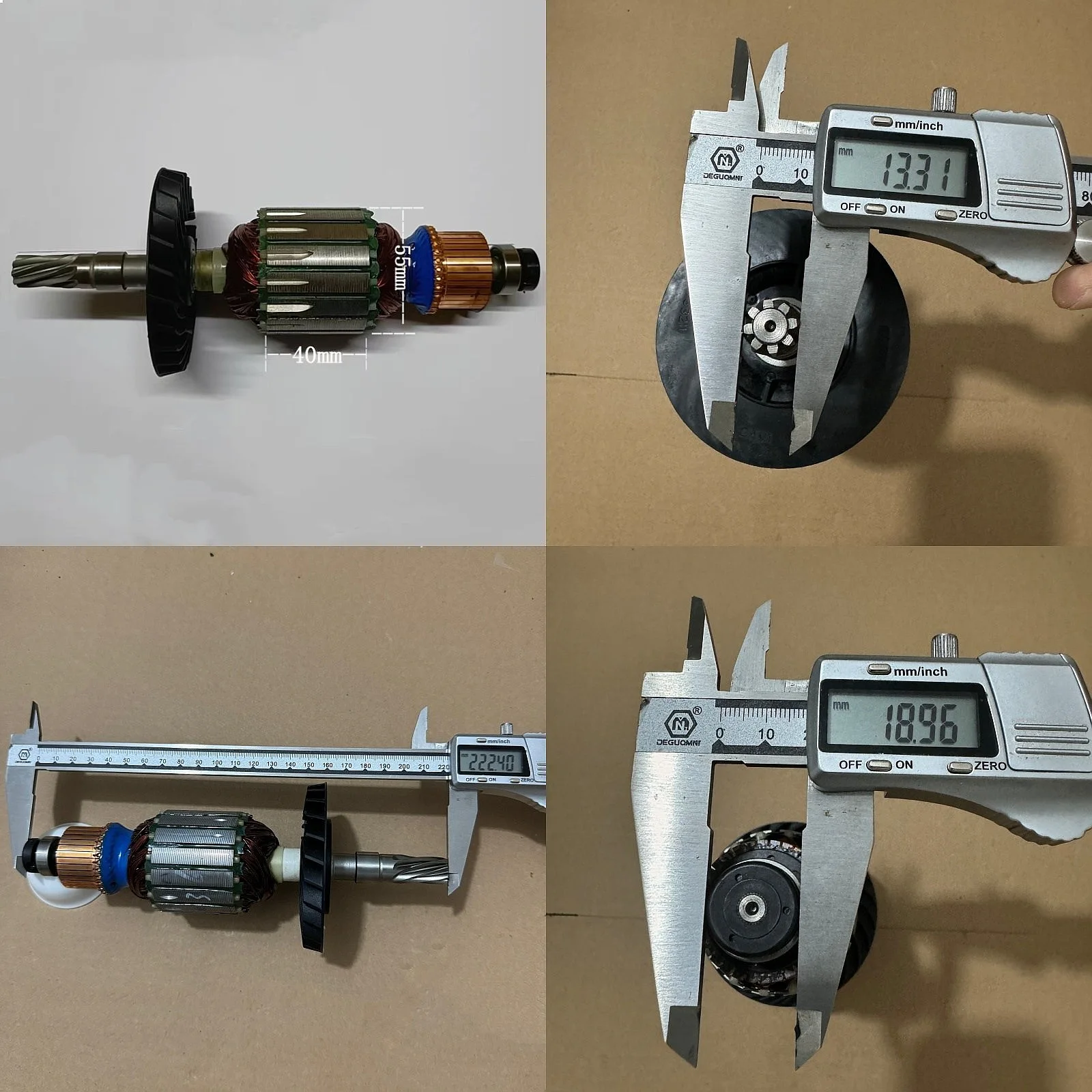Rotor Original N580509 para Martillo Eléctrico DEWALT D25773K D25773, Piezas de Repuesto para Herramientas Eléctricas
