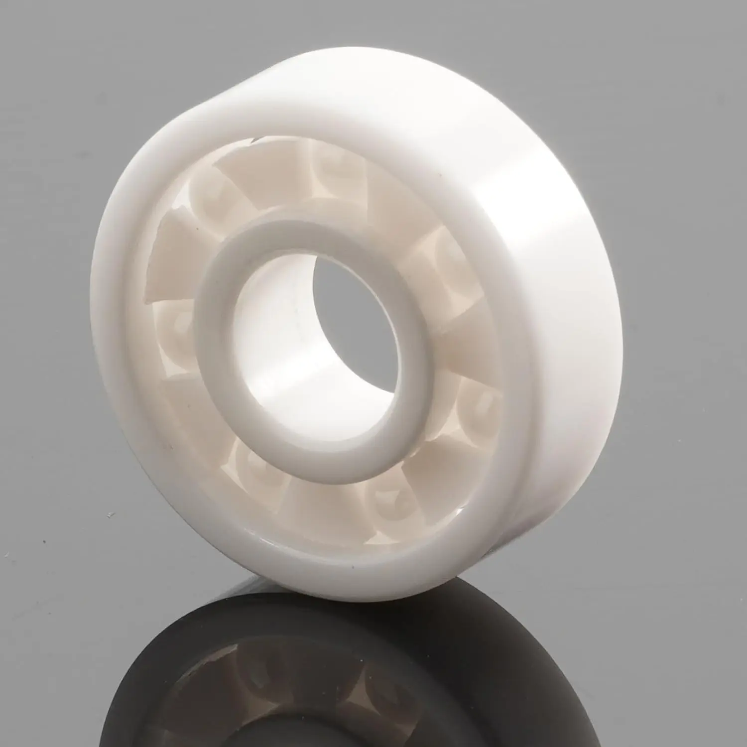 FUSHI 4 قطعة 608 محامل لألواح التزلج 8x22x7mm كامل السيراميك ZrO2 زركونيا مفتوحة كرة أخدود عميقة تحمل صف واحد