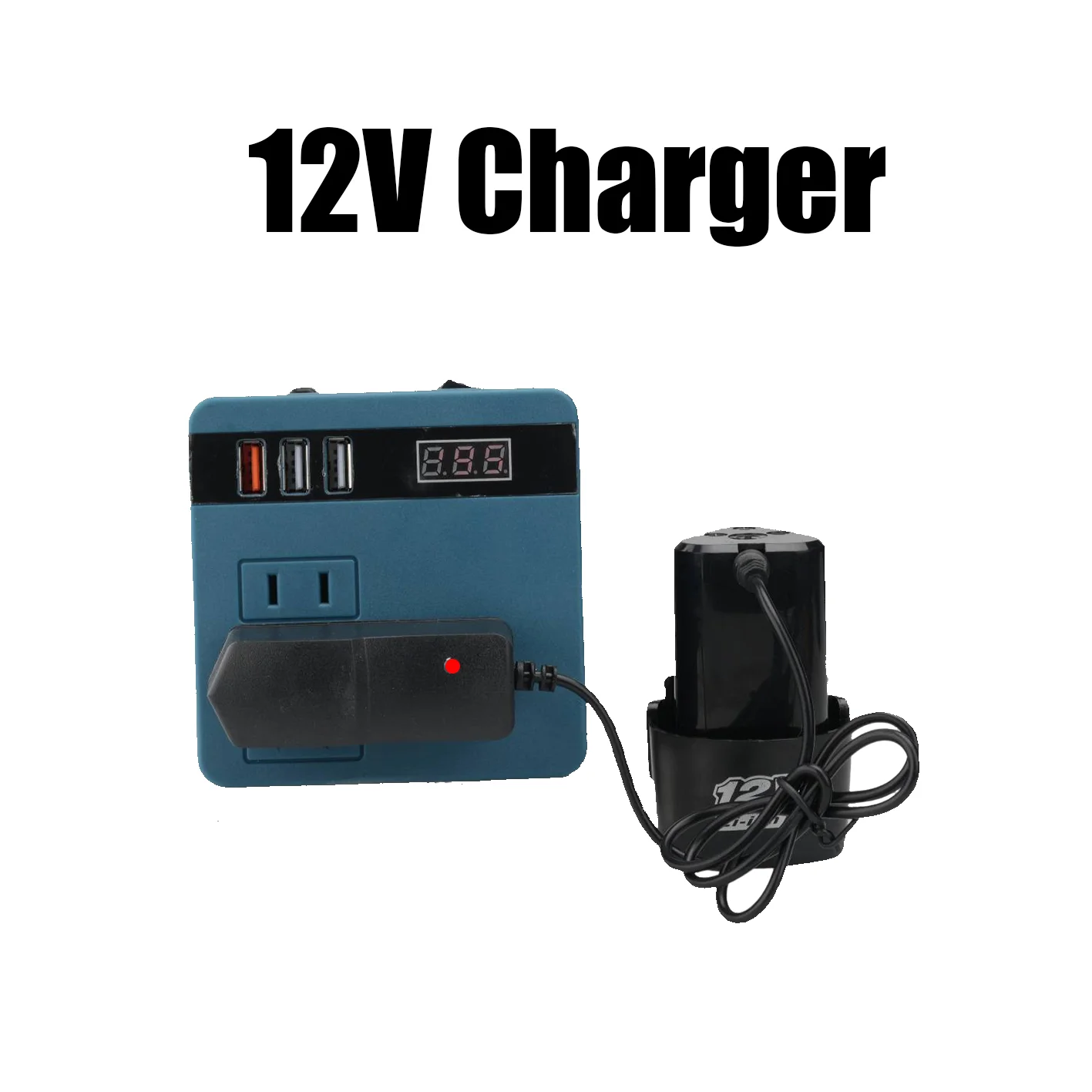 USB/12/16.8/18/20/21V Charger, Compatible With Lithium Battery, Electric Drill, Electric Wrench, Angle Grinder, Electric Tool