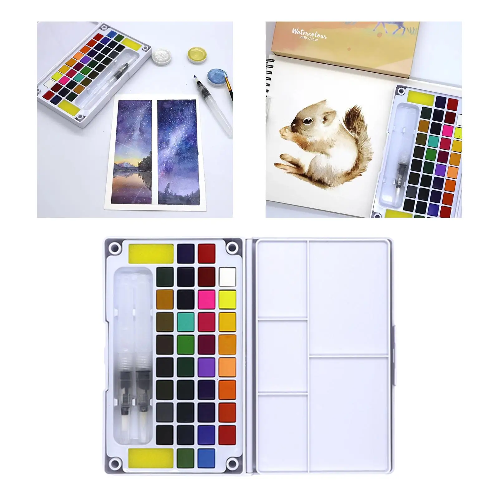 Watercolour , 36 Colours Water Colours Paint, Light and Portable Professional Water for Adults Kids Painting Enthusiasts