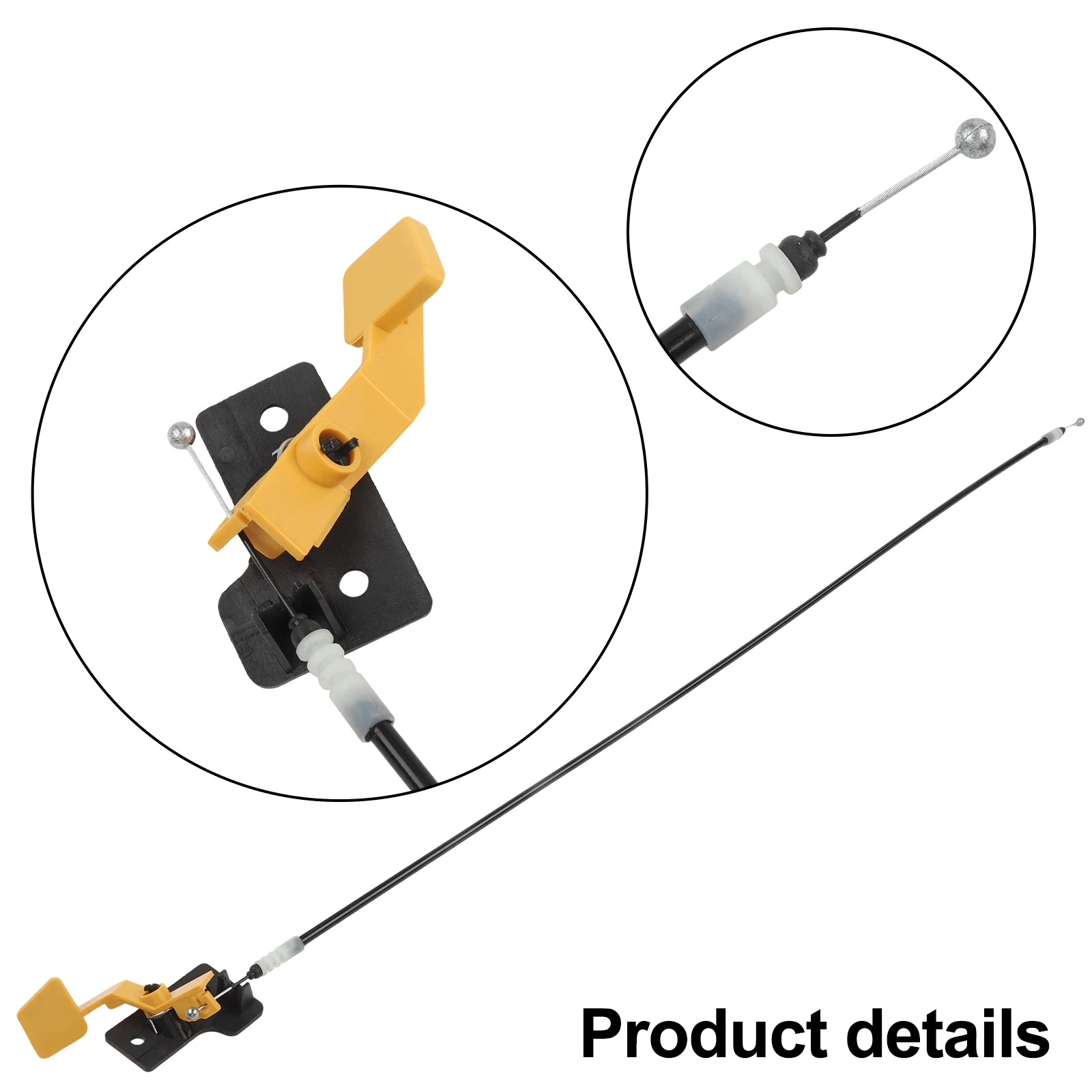

Replacement Cable Hood Latch Cable 1 Piece Included Compatible With 1.4L Engine Car Repair For Jeep For Renegade 2015-18