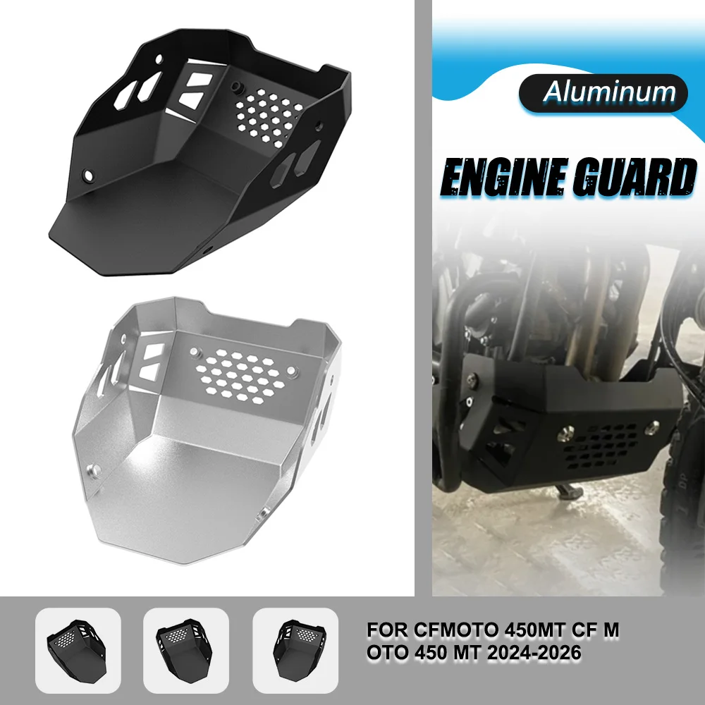 

Motorcycle Accessories Engine Guard For CFMOTO 450MT CF MOTO 450 MT 2024 2025 2026 Skid Plate Bash Frame Guard Protection Cover