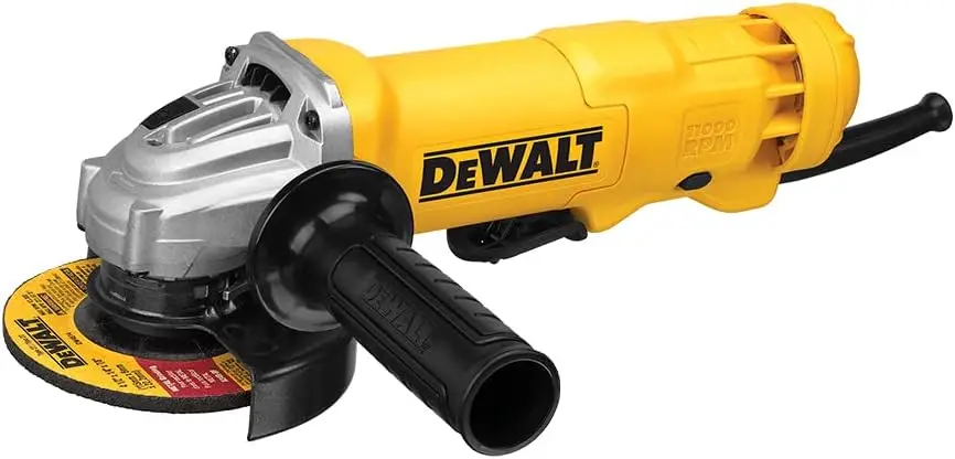 DEWALT Angle Grinder, 4-1/2-Inch, 11-Amp, 11,000 RPM, With Dust Ejection System, Corded (DWE402W)