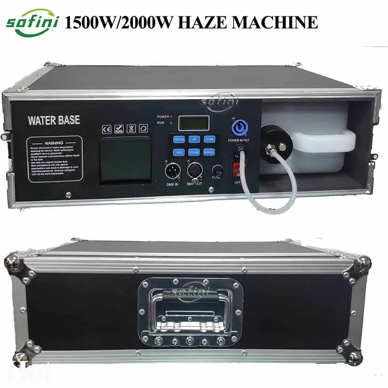 Haze Machine 1500W/2000W DMX Stage Effect Equipment Fog Smoke Machine By Remote Control For DJ Disco Party Atmosphere Hazer