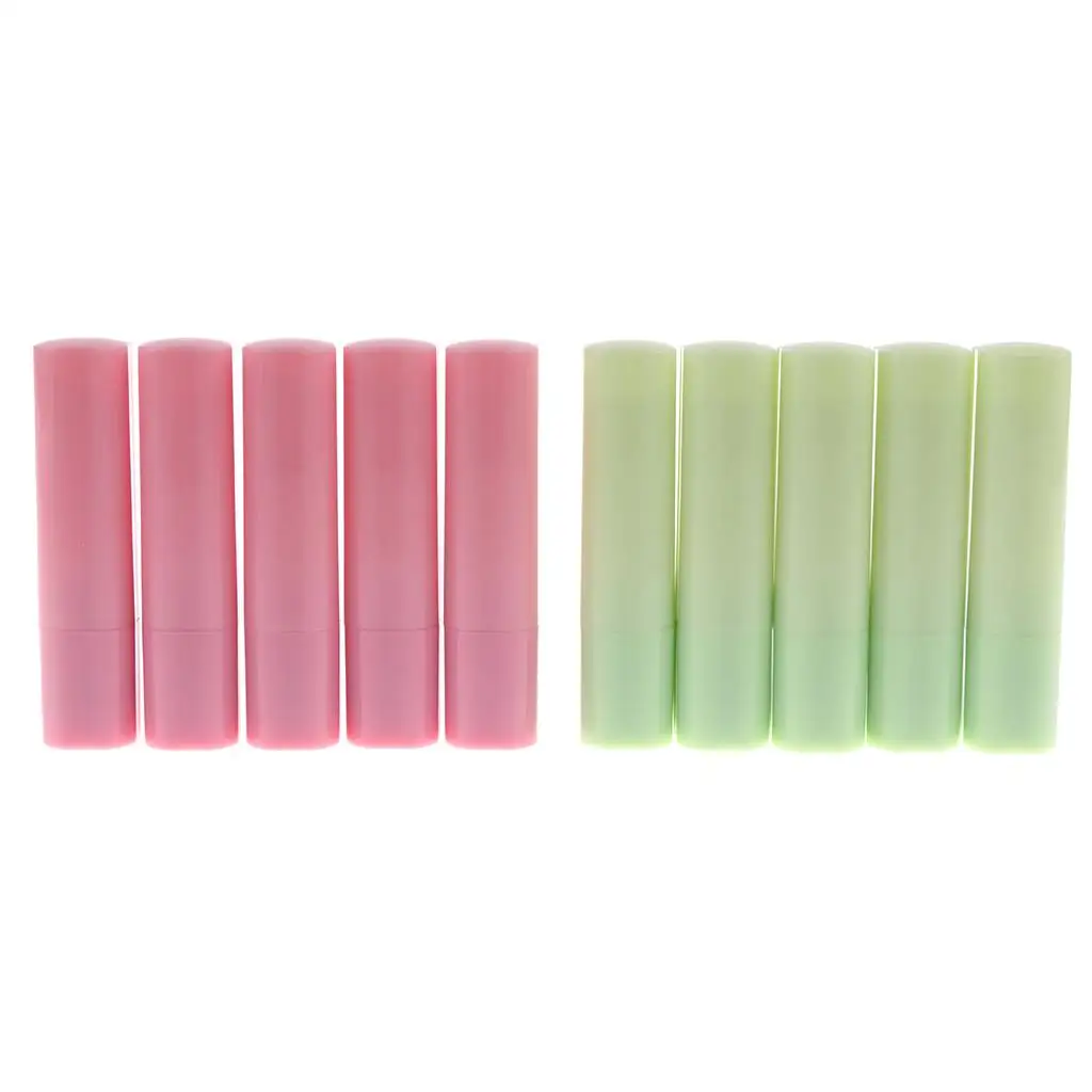 10 قطع 4 جرام حاويات بلسم الشفاه الفارغة أنابيب زجاجات إعادة الملء #3