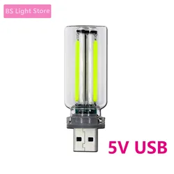 1pcs 0.3W 5V Retro Edison Dimming Light Bulb Light Source USB Mobile Power Interface Light Night Light Power Bank Laptop