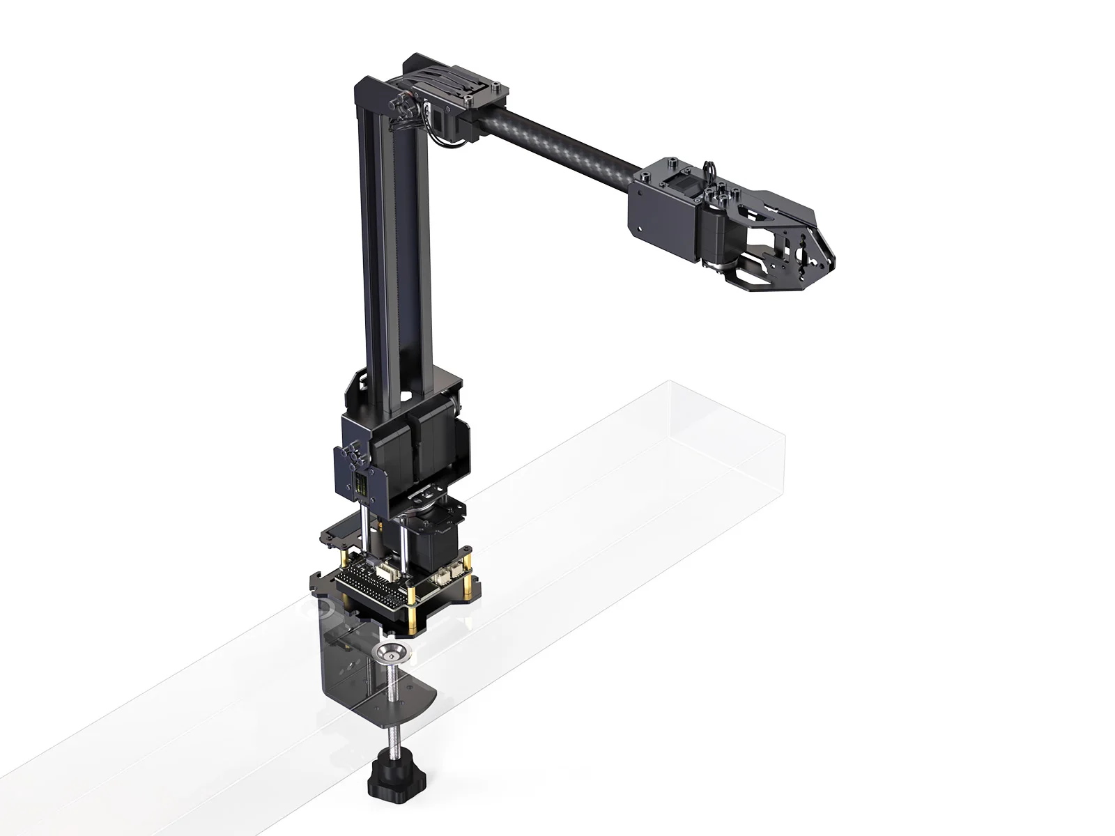 Waveshare de alto torque serial bus servo, RoArm-M2-S Desktop kit braço robótico, baseado em ESP32, 4-DOF, controle sem fio