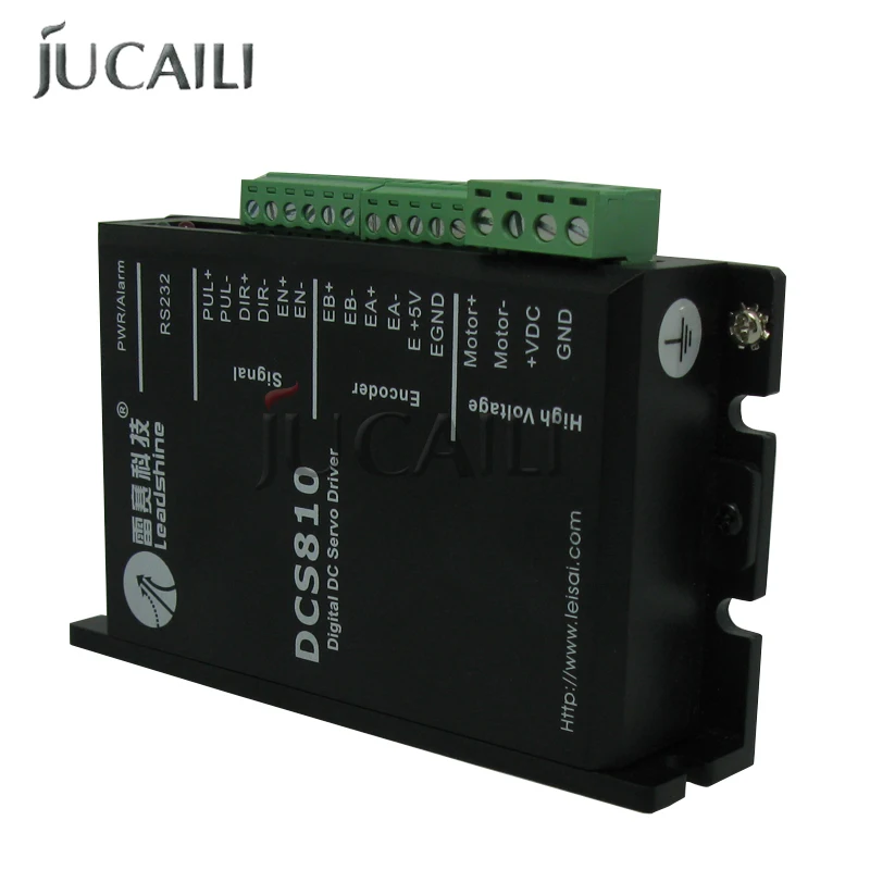 Imagem -02 - Jucaili Leadshine dc Servo Driver Dcs810 Trabalho 2480 Vdc Fora 1a para 20a Adequado para Dcm50207 Dcm50205 Motor