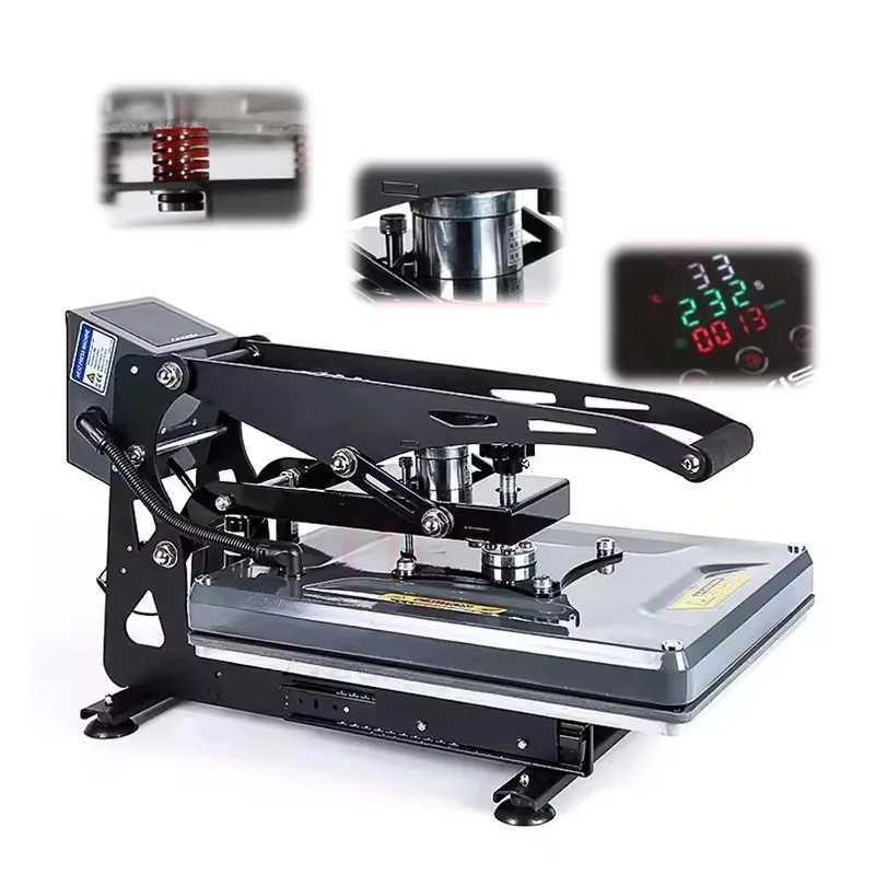 Heat Press Machine Combo Sublimation Printer for DIY Heat Transfer on Caps Mugs Plates T-Shirts Phone Cases - 150/200/380/400mm