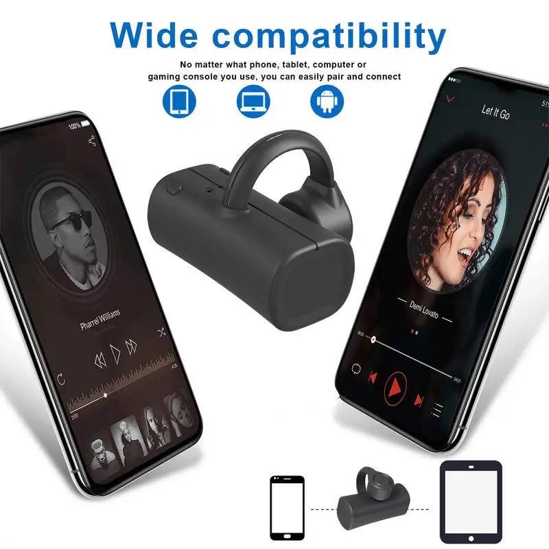 Słuchawki kostne bezprzewodowa otwarta słuchawki douszne 5.2 wodoodporna, odporna na pot zestaw słuchawkowy dla aktywnych przewodnictwa kostnego bez przeszkód