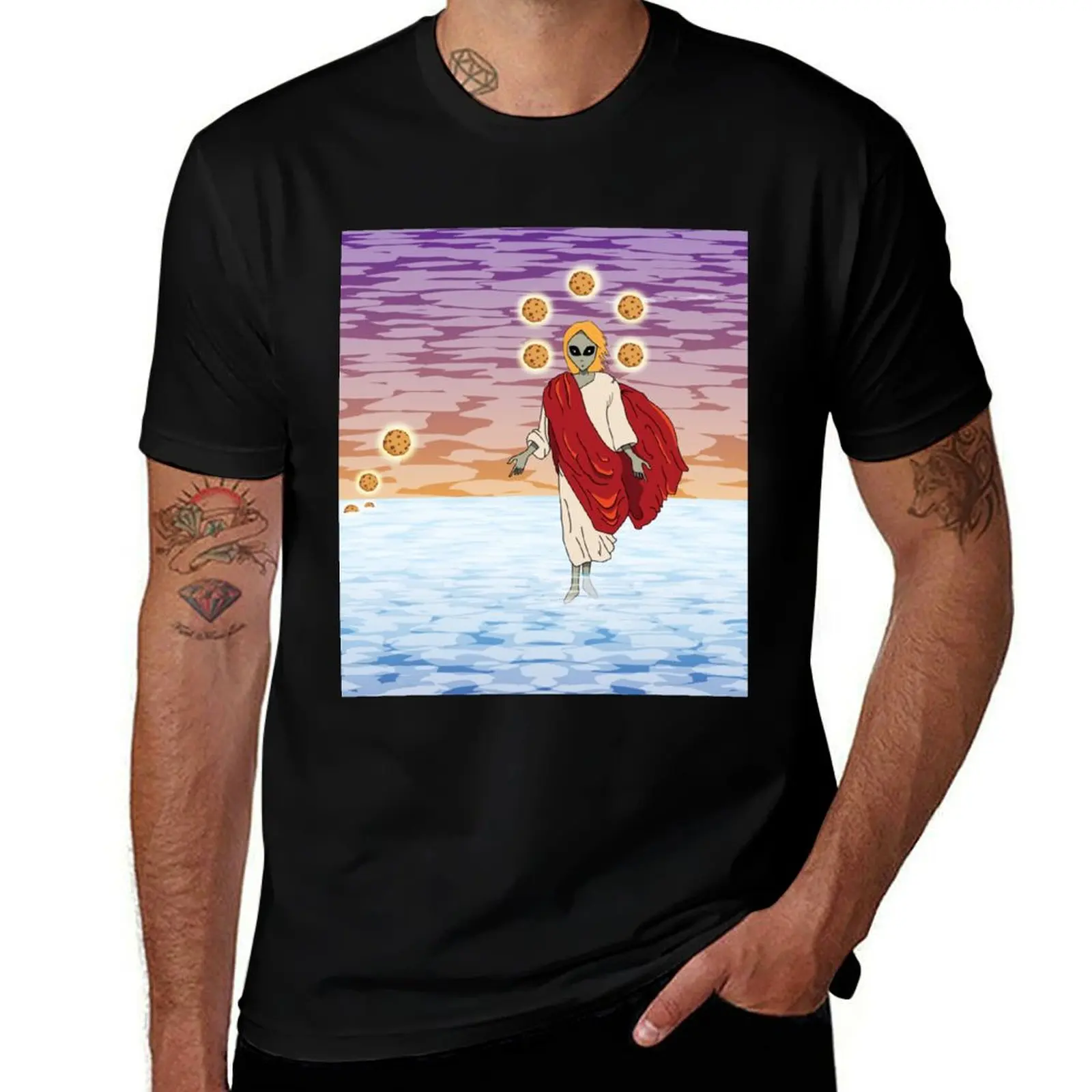 

Miracle Alien Cookies T-Shirt summer shirt summer clothes aesthetic clothes anime shirts men