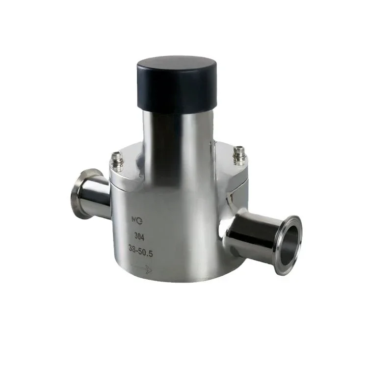 Válvula de contrapresión de abrazadera sanitaria