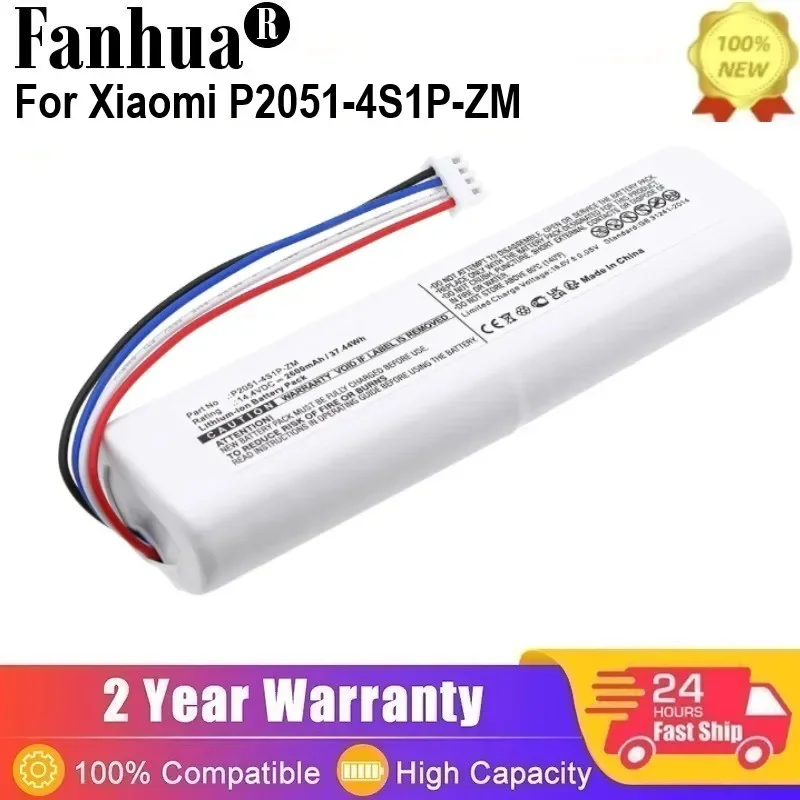 

For Xiaomi P2051-4S1P-ZM Vacuum Cleaner 14.4V 2600mAh Ultra High Capacity, Compatible for Mijia, Sweeping STYTJ03ZHM
