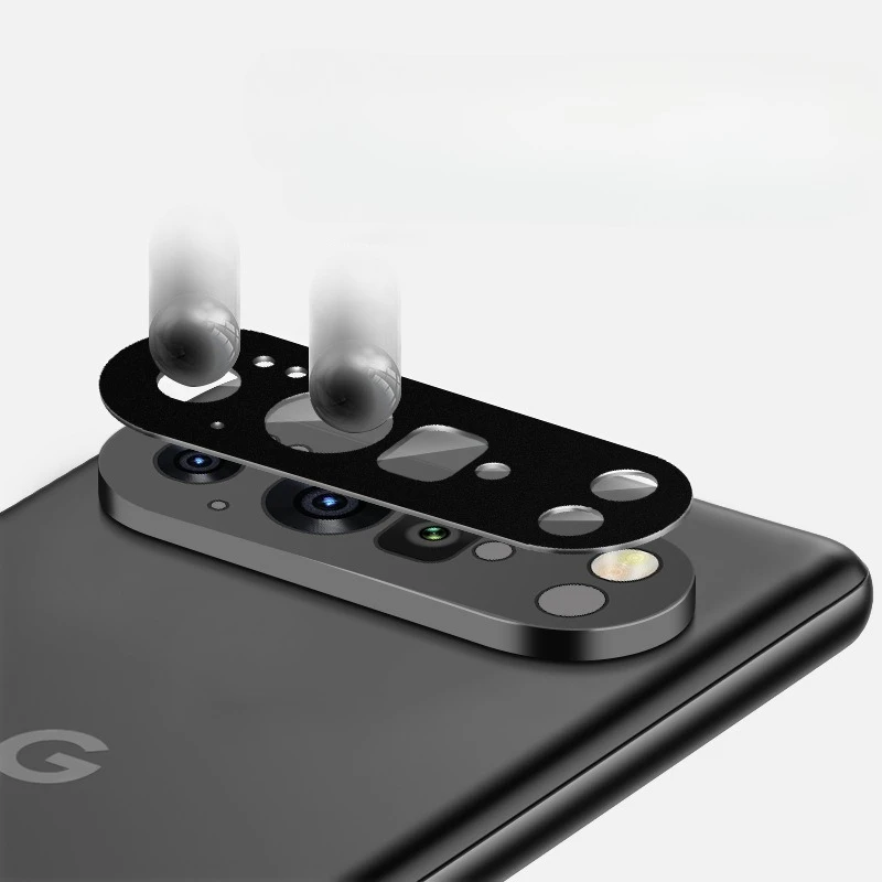 Para google pixel 10 pro xl 9a protetores de câmera do telefone liga alumínio fosco metal integrado lente vidro anel película protetora