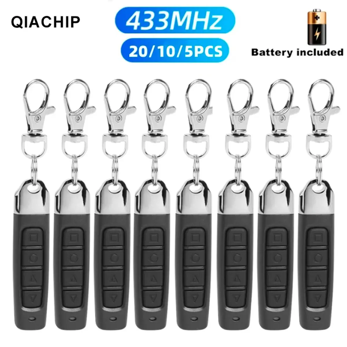 433mhz Remote Control Duplicator Universal Remote key Copy Clone Replacement Garage Door Keychain RF 433.92Mhz Transmitter