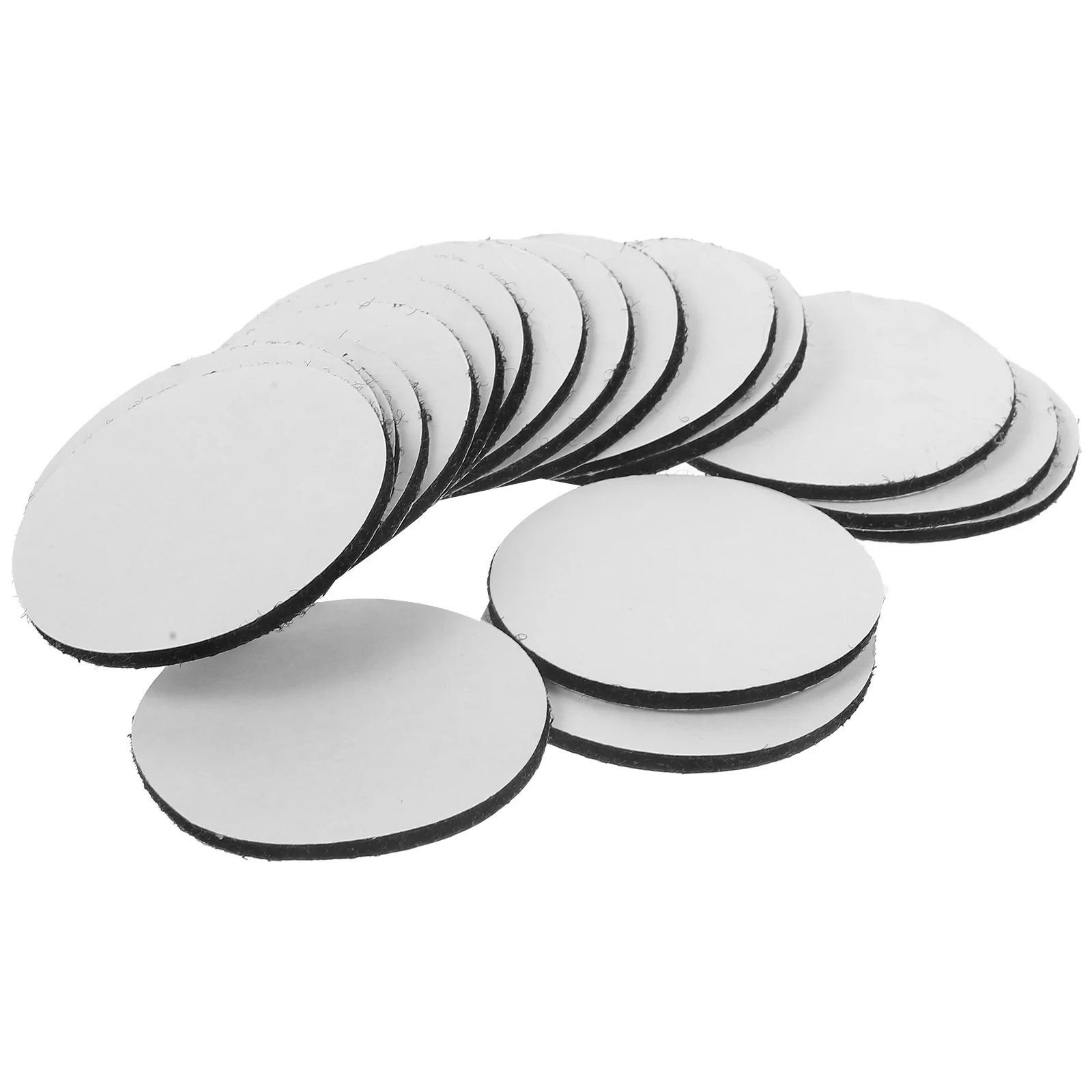 

20pcs Black 50mm Double Sided Non Slip Adhesive Stickers for Bed Sheets Carpets Tablecloths Sofas Strong Grip Reusable No