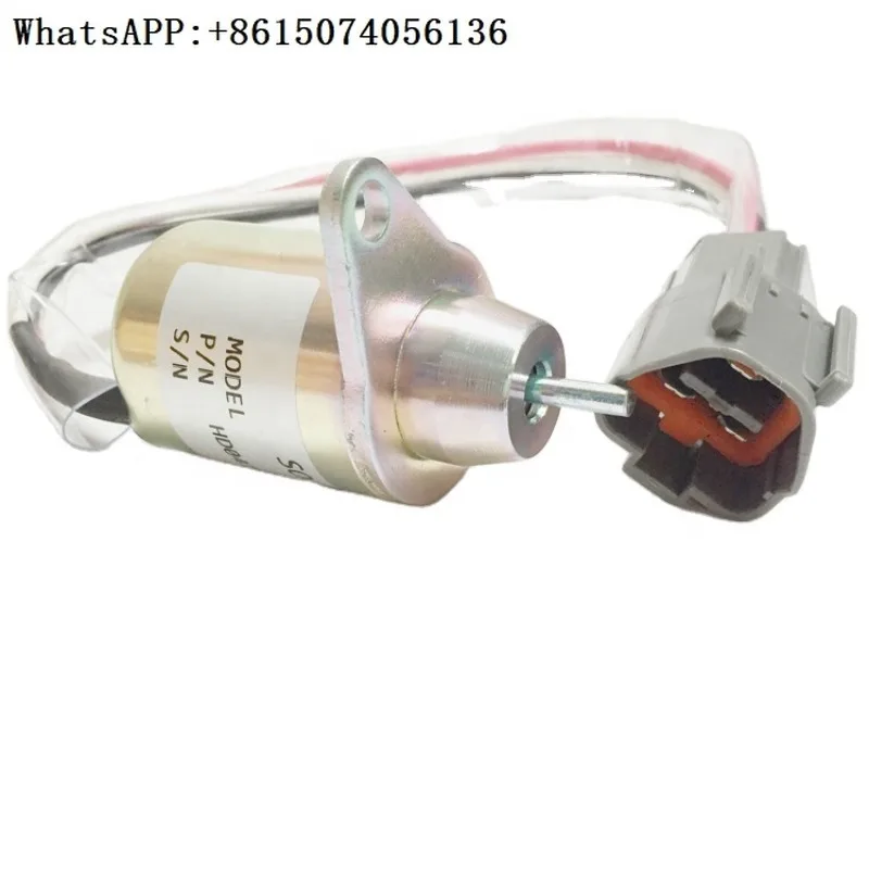 Excavator engine stop solenoid coil EC20C EC27C EC35C EC55B EC55C EC60C