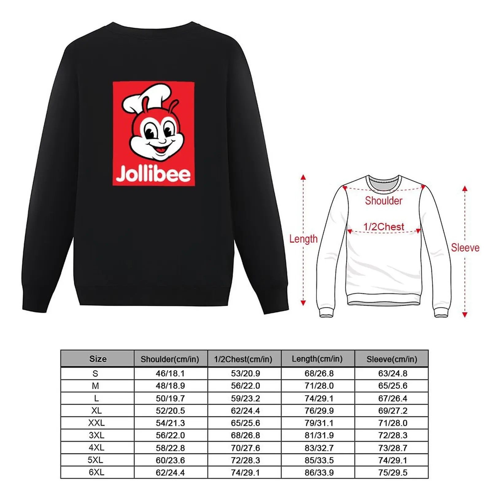 Jollibee - الفلبين للوجبات السريعة بلوفر على الطراز الكوري ملابس عصرية للرجال ملابس الخريف الكورية سترة شتوية للرجال