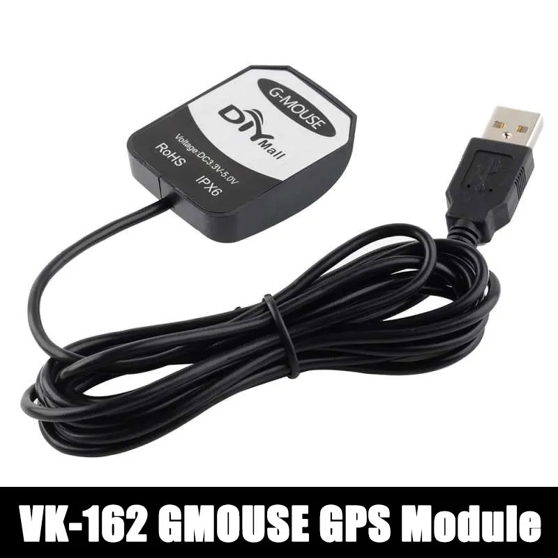 VK-162 USB GPS Receiver Dongle with Remote Antenna High Sensitivity Navigation Module for Raspberry Pi Windows Linux Devices