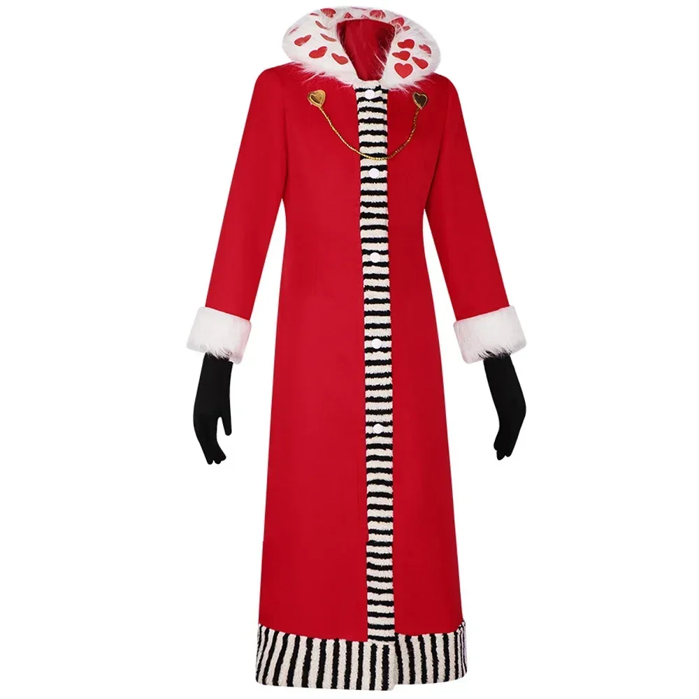 Cartoon 3V Valentino Cosplay Costume Suits Adult Unisex Overcoat Top Uniform Anime Outfits Hat Halloween Party Accessory Props