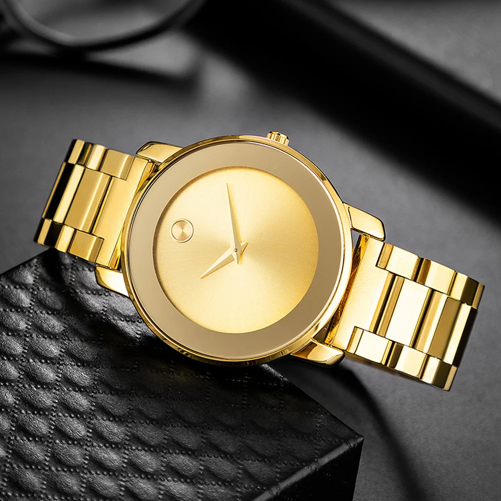 UTHAI W80 Watch For Men Brand Luxury Gold Classic Ultra Thin Male\'s Watches Clock Business Waterproof Fashion Quartz Wristwatch