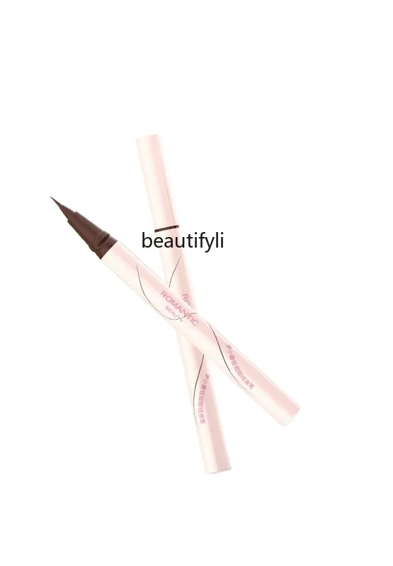 Very fine eyeliner pen, eyeliner, waterproof and sweat-proof, non-smudging, quick-drying and long-lasting, no makeup off.