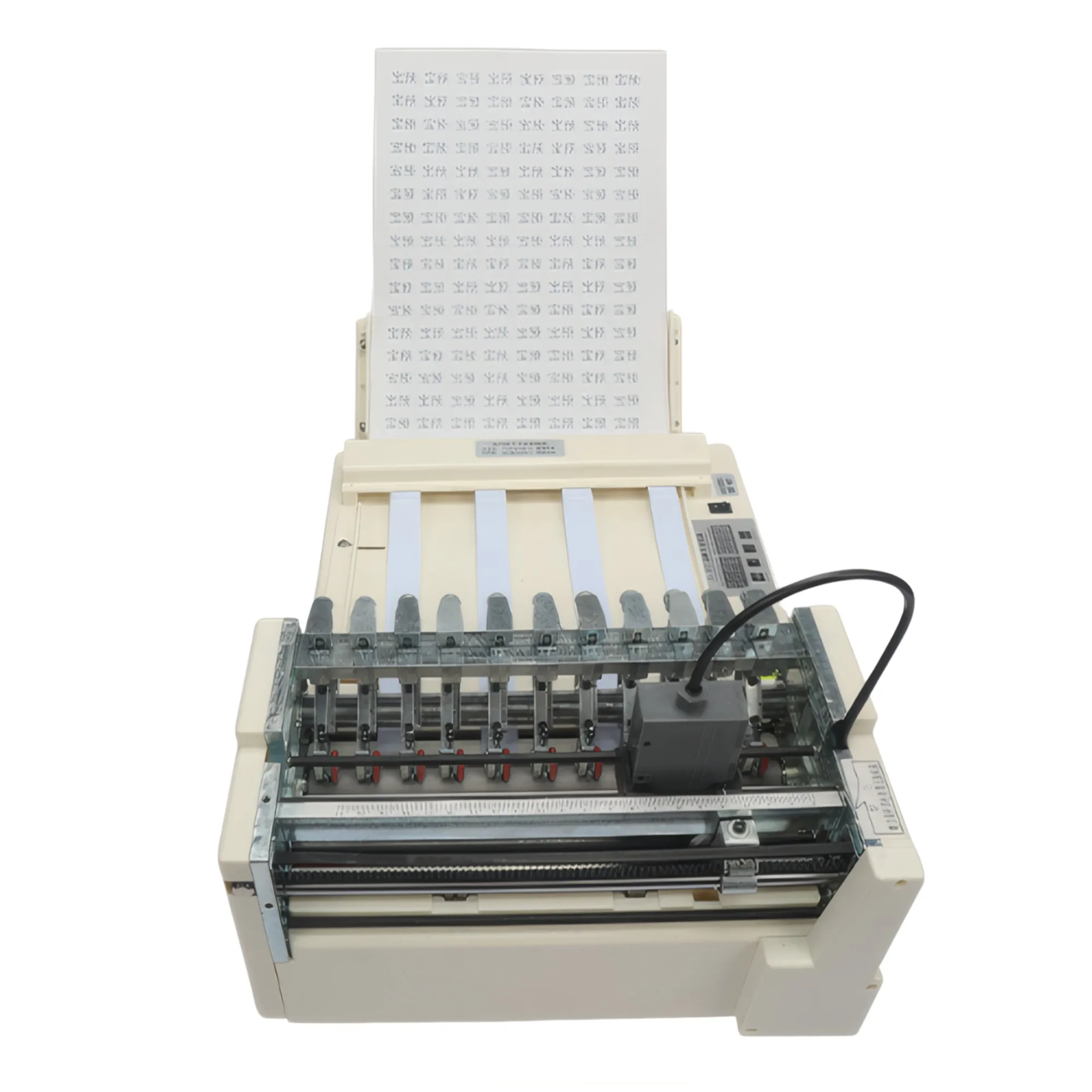 

DG-A4 Full Straight Knife A4 Label Cutter Machine, 11000/Hour, Auto Feeding, 10x15mm Cutting