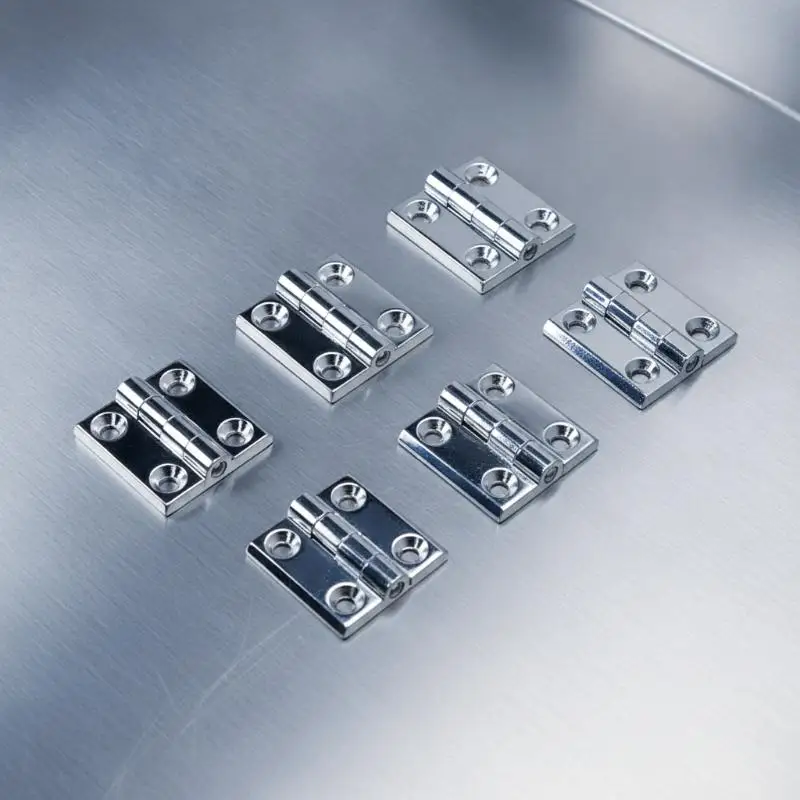 2Pcs Zinc Alloy Hinge Apply To Switch Cabinet Cl218 Hl040 40*40mm 50*50mm 60*60mm Door Hinges