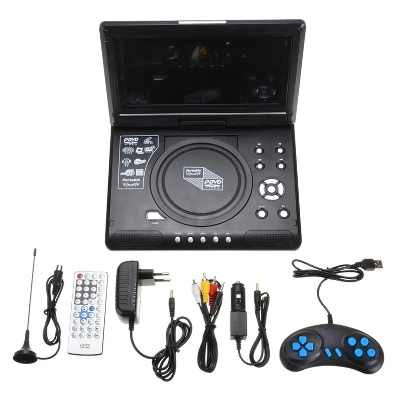 Latest 9.8 Inch Portable EVD Multimedia Player Play-watching Machine DVD LCD Media Player with 9.8 Inch TFT LCD Screen