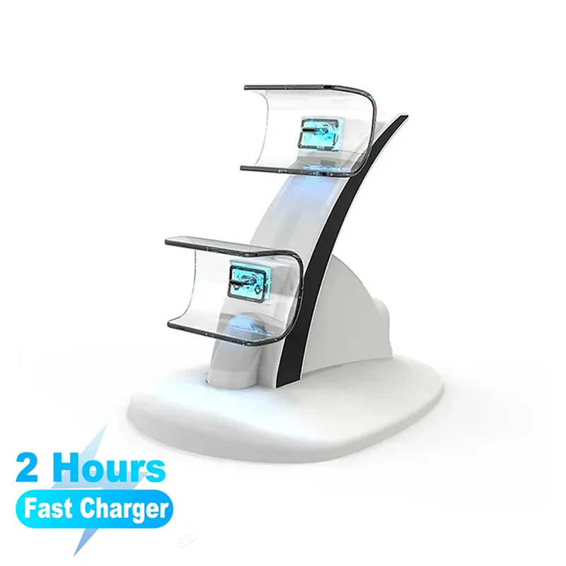 Dual Fast Charger for PS5 Controller Type-C Charging Stand Base Docking Station Cradle For Playstation PS5 Gamepad Accessories