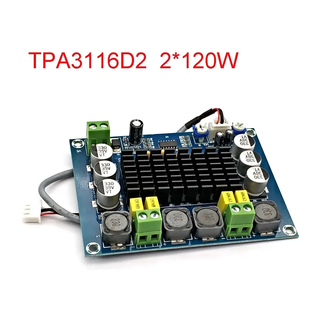 NEW TPA3116 Dual-channel Stereo High Power Digital Audio Power Amplifier Board TPA3116D2 Amplifiers 2*120W Amplificador DIY