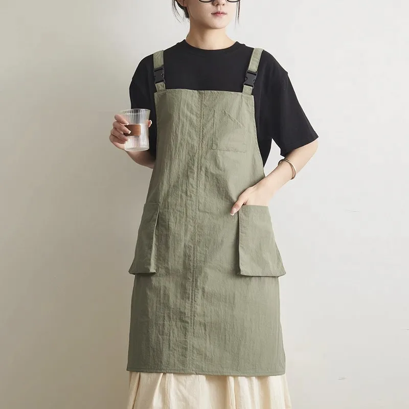 New Waterproof Apron Outdoor Barber, Coffee Shop, Catering Workwear Apron, Unisex Household Kitchen Workwear Home Garden