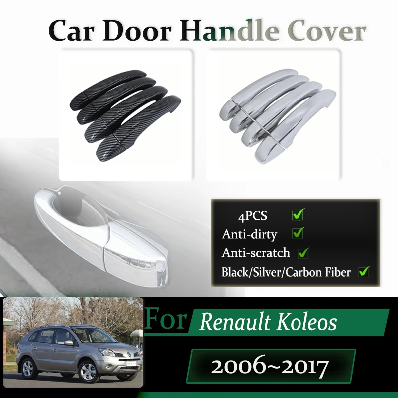 

Car Door Handle Cover Trims For Renault Koleos Samsung QM5 HY 2006~2017 Scratch Proof Chromium Styling Stickers Auto Accessories