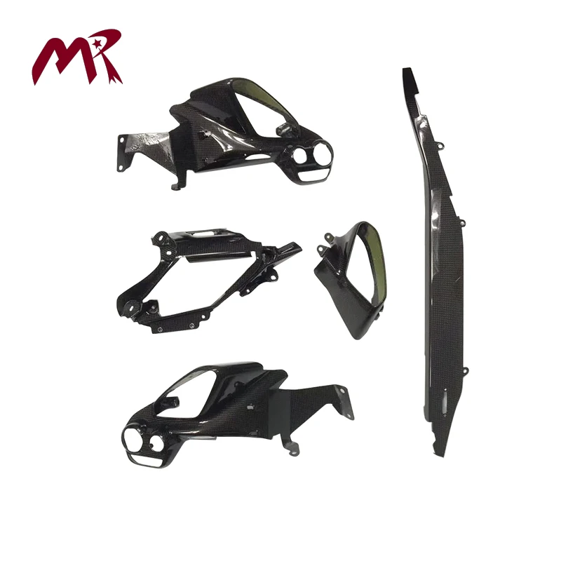 OEM Style Dry Carbon Interior Accessories Car Air Conditioning Vent Outlet Trims For Ferrari 488 Auto Air Panel 2015-2019