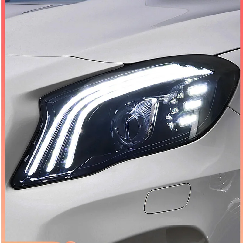 

Car Lights for Mercedes-benz GLA LED Headlight 2015-2020 GLA200 GLA300 GLA350 DRL Head Lamp Projector Lens car accessories