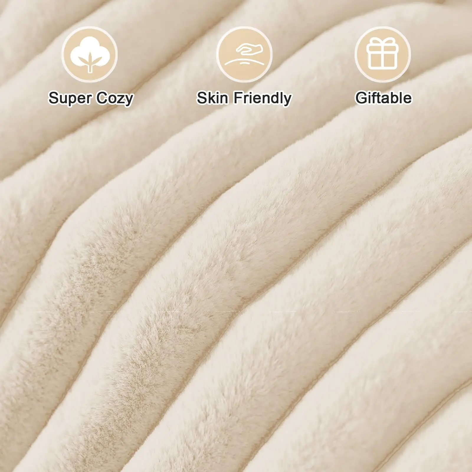 بطانية مريحة ناعمة ودافئة جمالية للأريكة بطانية كبيرة منفوشة متعددة الاستخدامات لغرفة النوم والأريكة والسفر والأطفال والتخييم #5