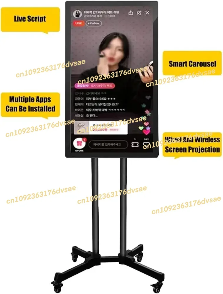 Peralatan Streaming Langsung Cerdas Prosesor Berenergi Tinggi Teleprompter Lampu Video Siaran Kamera Hd Tiktok BARU