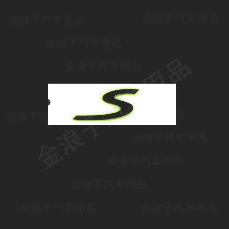 1pcs 3D ABS logo car Letter Emblem Rear tail trunk Decals badge sticker for Cayenne S Macan panamera e-hybrld 4 turbo