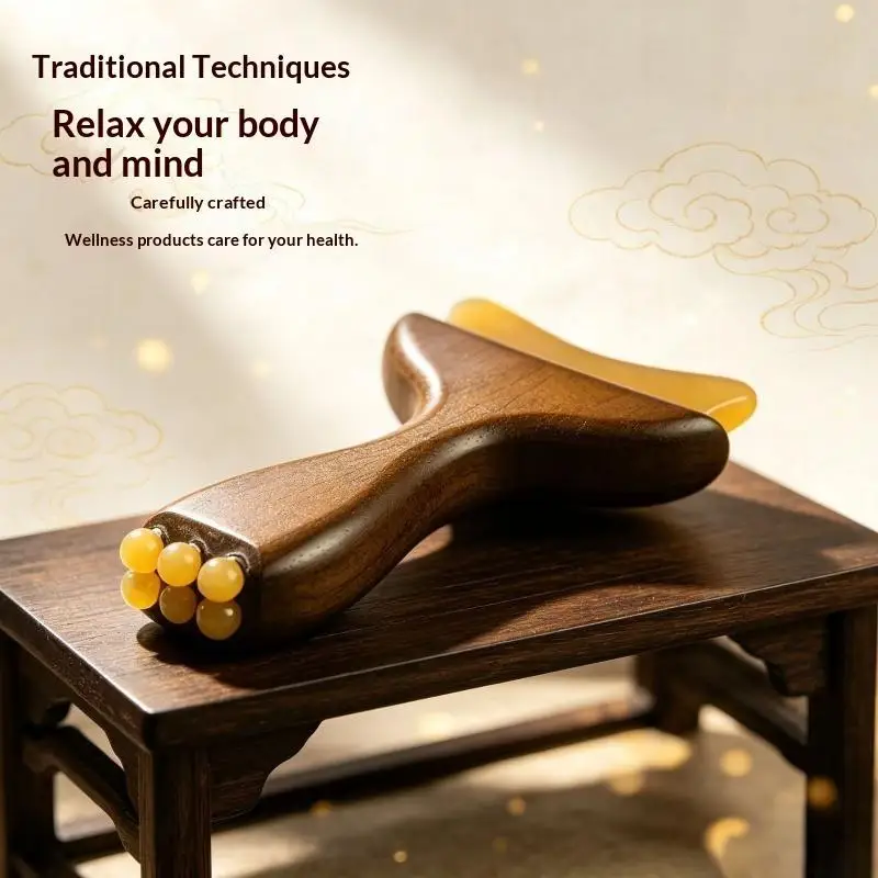 Portable Gua Sha Massage Board Professional Skincare Tool for Face Neck Body SPA Beauty Daily Use