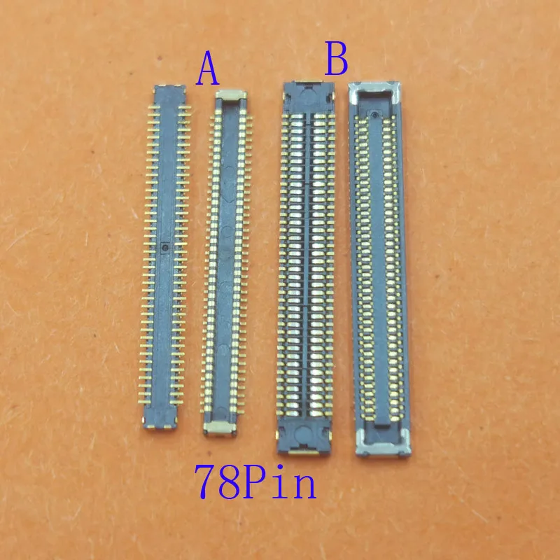 2-100Pcs Lcd Display FPC Connector Usb Charger Plug For Samsung Galaxy A40 A70 A30S A21S A31 A41 A51 A71 A405 A705 A707F 78 Pin
