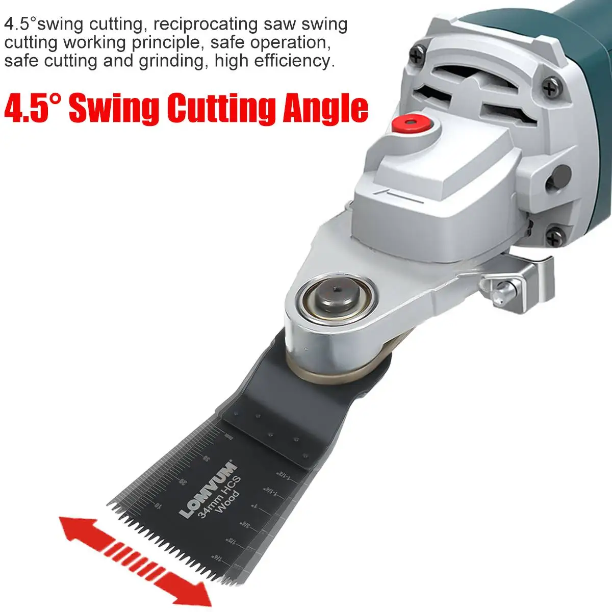 Imagem -02 - Angle Grinder Kit Ferramenta de Oscilação Adaptador de Cabeça Grupo Corte de Madeira Abra o Buraco Lixar Polimento Moedor Conversor Drillpro-m10