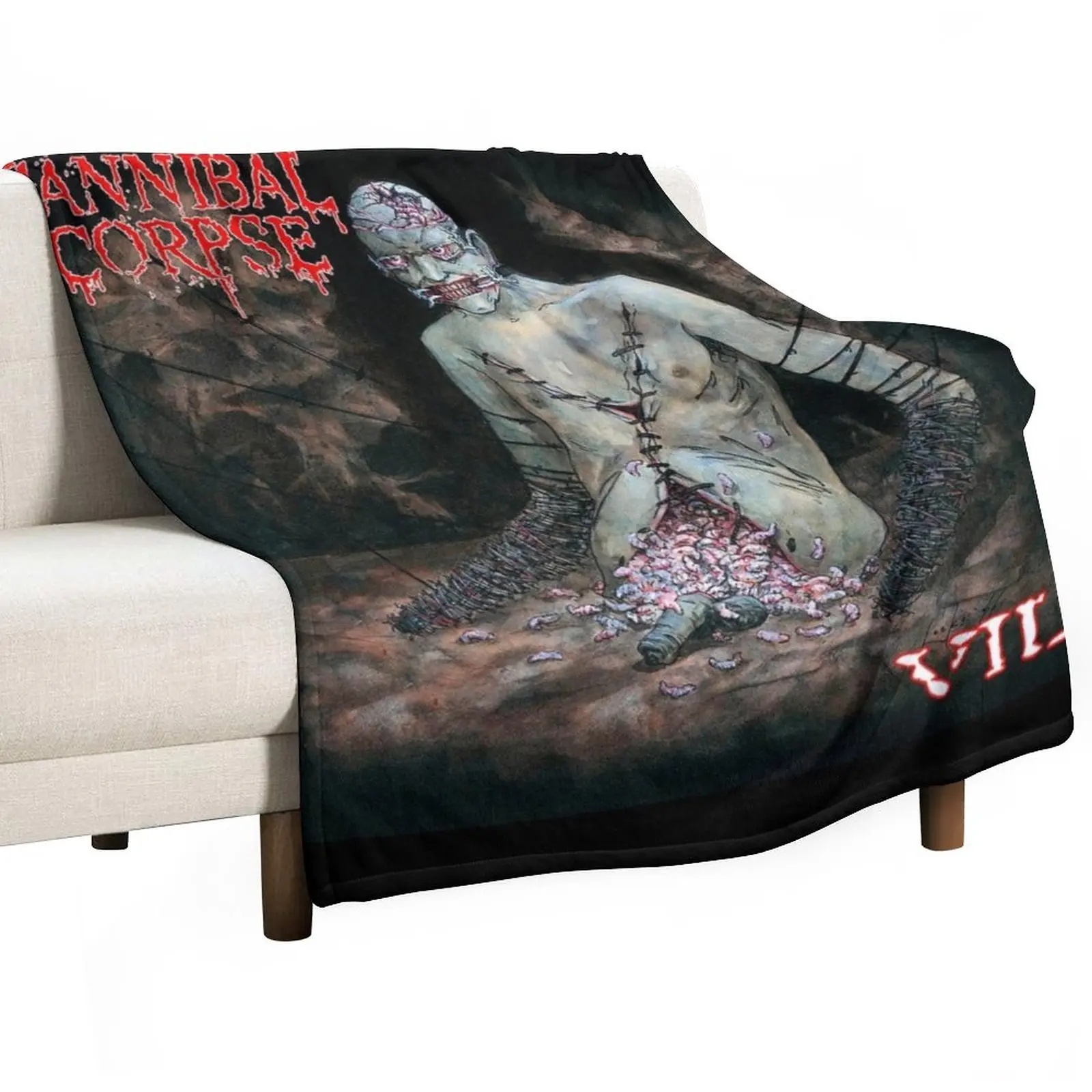 

New Cannibal Corpse vile Throw Blanket Large Custom warm winter Blankets