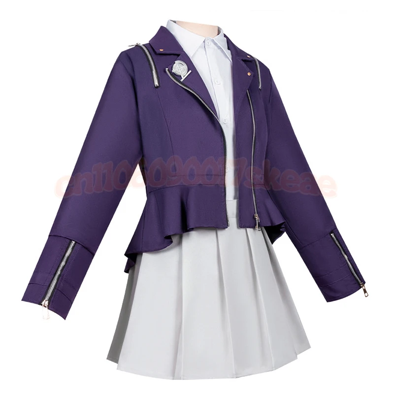Anime The Hundred Line Kirifuji Nozomi Cosplay Costume Women Shirt Coat Skirt Suit JK Uniform Halloween Clothes